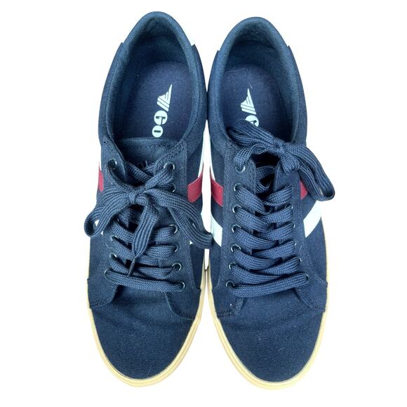 Gola Varsity Sneaker Trainer  | Mens 10, Navy / Gum  CMA331 EUC - Picture 14 of 14